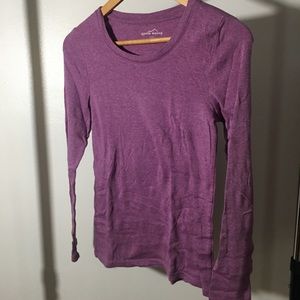 Small Purple Long Sleeve Eddie Bauer Tee